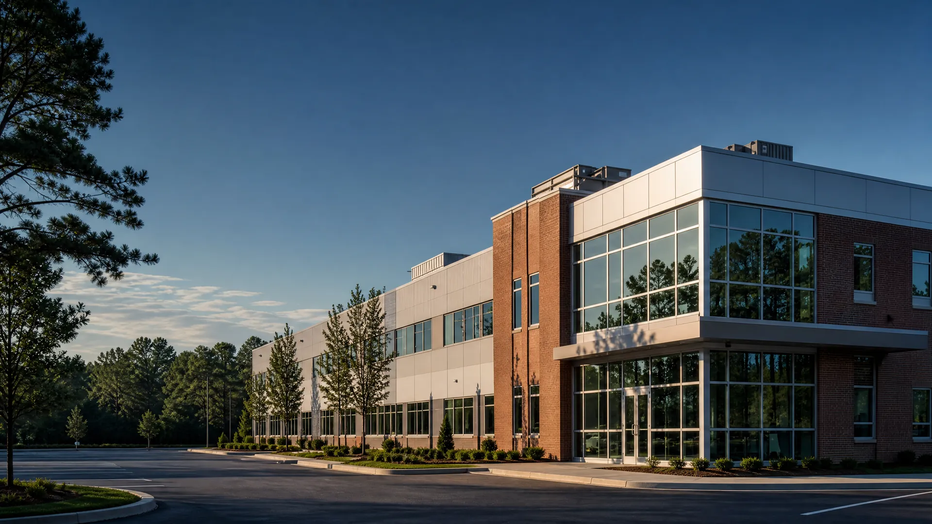 North Carolina commercial low-slope building in the Charlotte, NC market